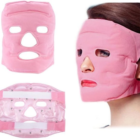 Magnet and gel message facemask, Cold/Hot...Green color - Picture 1 of 8